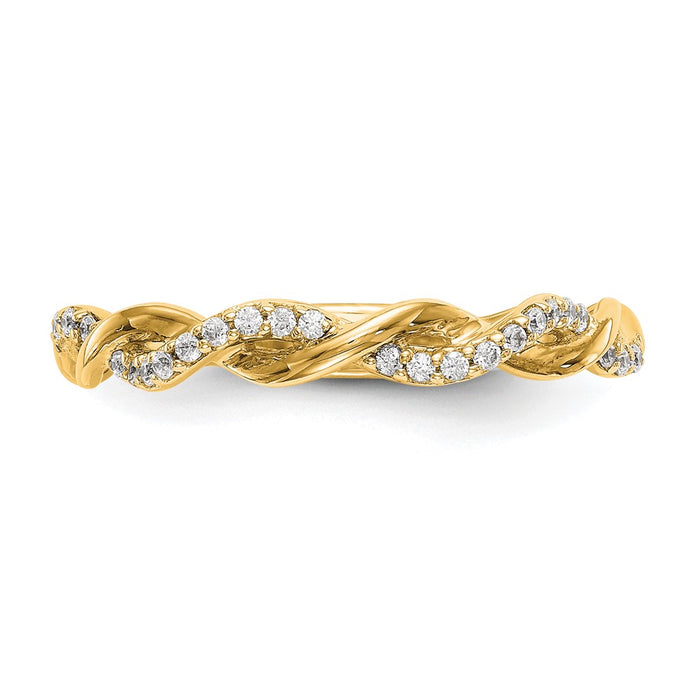 High-Quality 14K Yellow Gold Diamond Engagement Ring - Stylish & Affordable-4