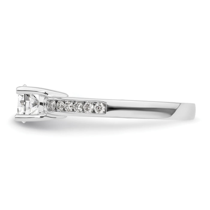 Buy Exclusive 14K White Gold Engagement Ring | 3/4 Carat Center & Diamonds-2