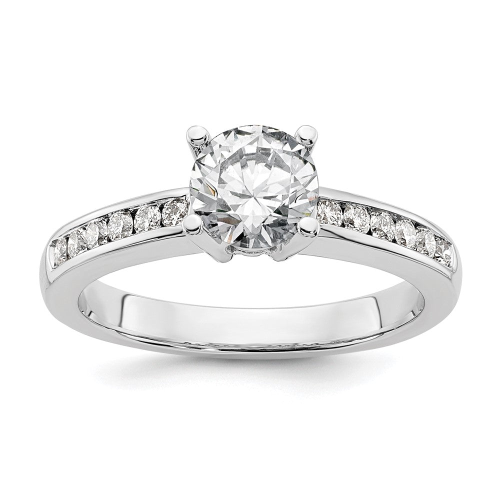 Buy Exclusive 14K White Gold Engagement Ring | 3/4 Carat Center & Diamonds