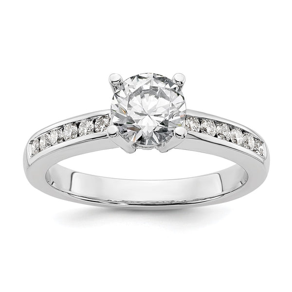Buy Exclusive 14K White Gold Engagement Ring | 3/4 Carat Center & Diamonds