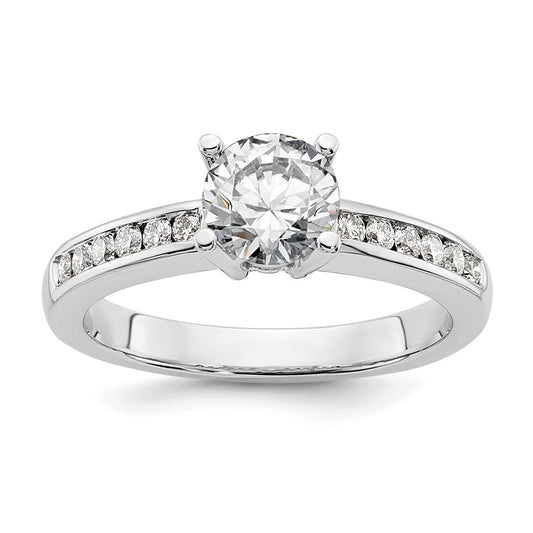Buy Exclusive 14K White Gold Engagement Ring | 3/4 Carat Center & Diamonds