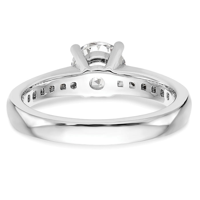 Buy Exclusive 14K White Gold Engagement Ring Semi-Mount for 1 Carat Diamond-5