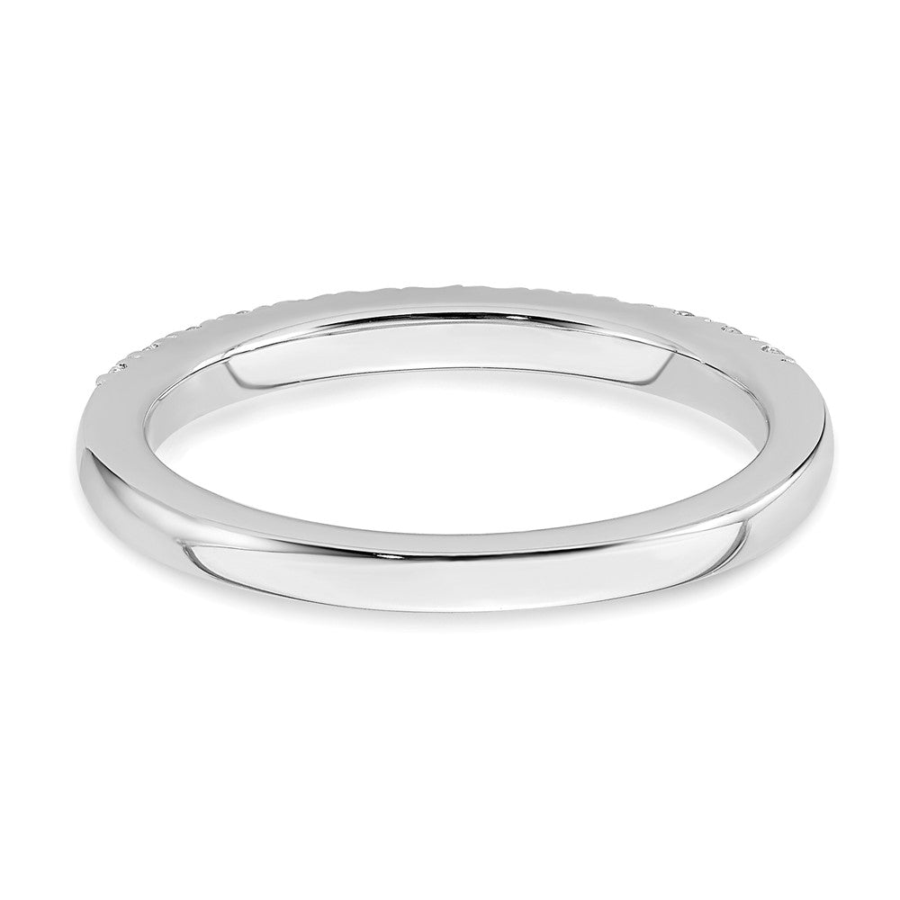 Buy Designer 14K White Gold Wedding Band Set with 1/3 Carat Diamonds - Affordable Luxury
