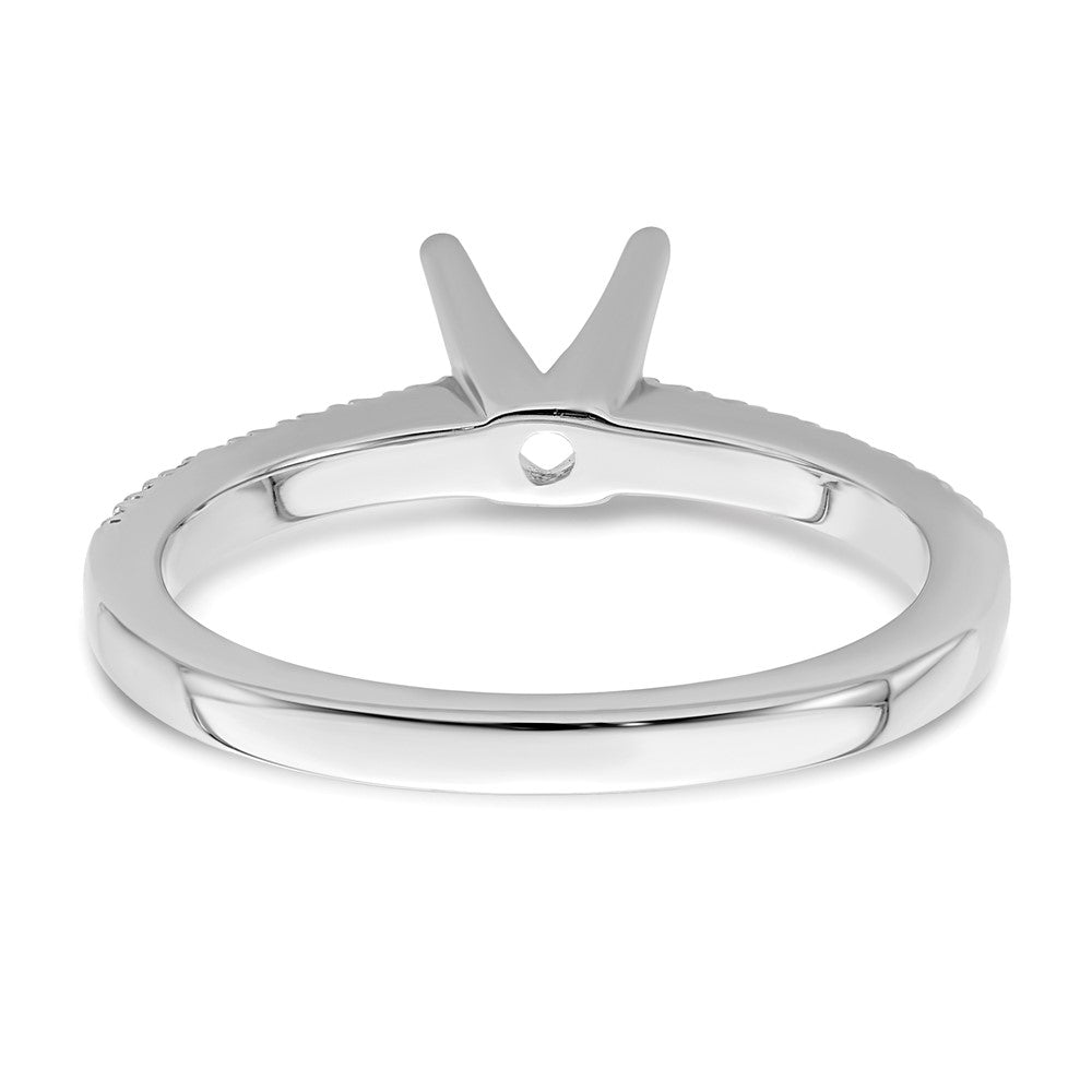 Buy Exclusive 14K White Gold Engagement Ring for 1/2 Carat Stone, 1/5 CT Accents