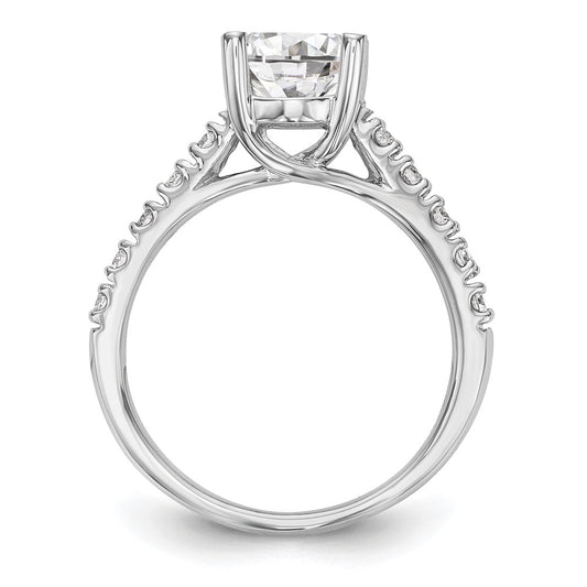 Buy Exclusive 14K White Gold Semi-Mount Engagement Ring, 1.5 Carat Center