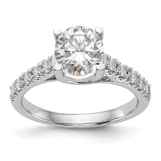 Buy Exclusive 14K White Gold Semi-Mount Engagement Ring, 1.5 Carat Center