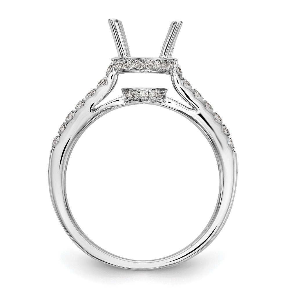 Buy Exclusive 14K White Gold Semi-Mount Engagement Ring for 1.25 Carat