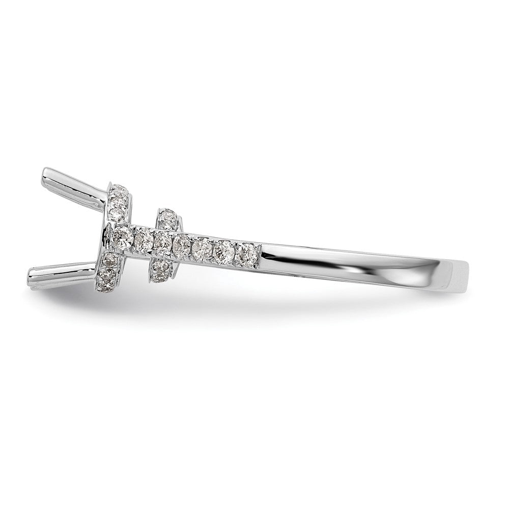 Buy Exclusive 14K White Gold Semi-Mount Engagement Ring for 1.25 Carat