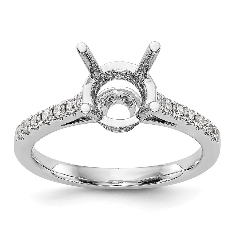 Buy Exclusive 14K White Gold Semi-Mount Engagement Ring for 1.25 Carat