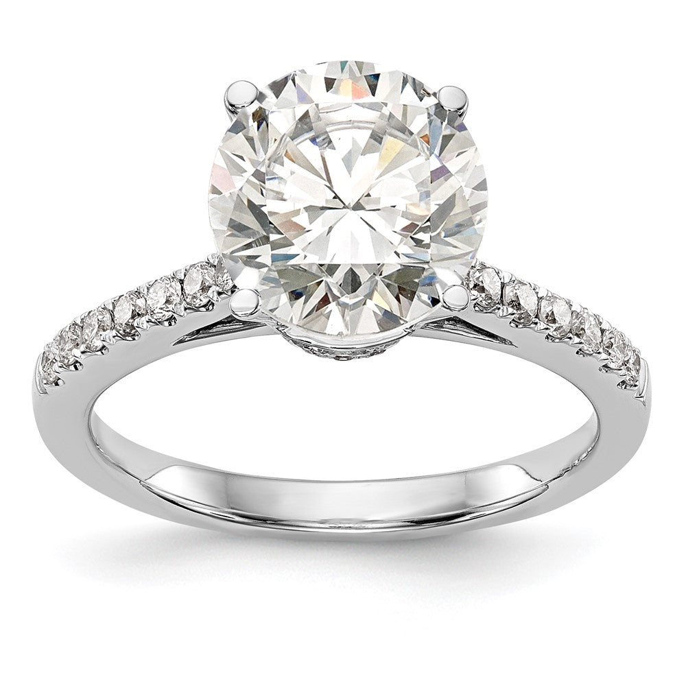 Buy Stylish 14K White Gold Semi-Mount Engagement Ring for 1.5 Carat Stone