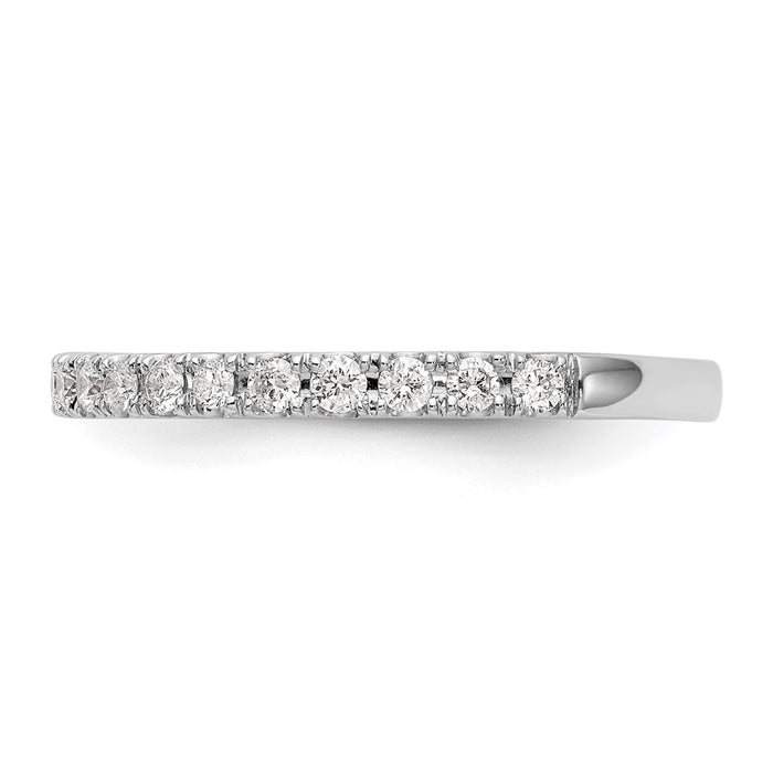 Buy Stylish 14K White Gold 3/8 Carat Diamond Wedding Band - Complete Set-3