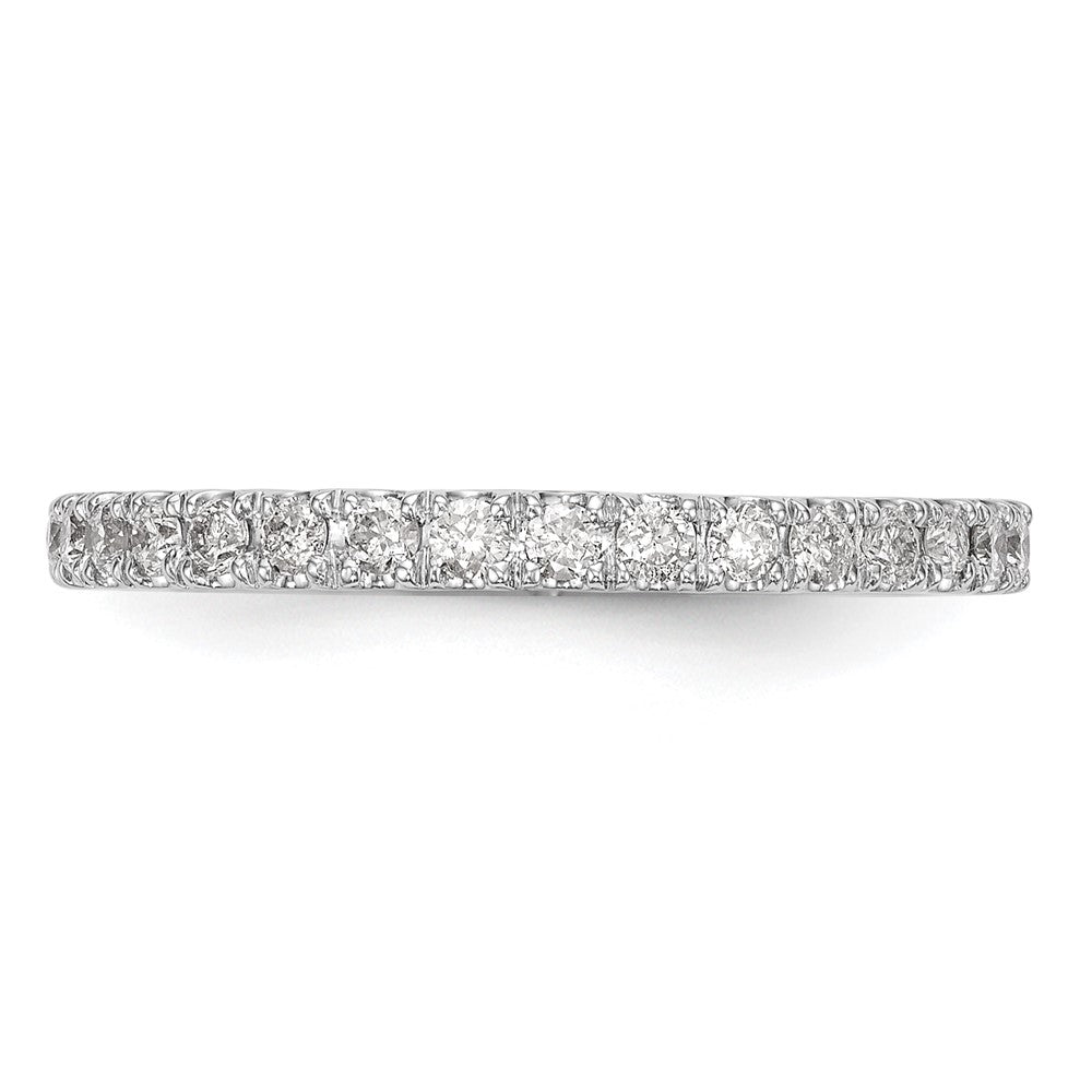 Buy Stylish 14K White Gold 3/8 Carat Diamond Wedding Band - Complete Set