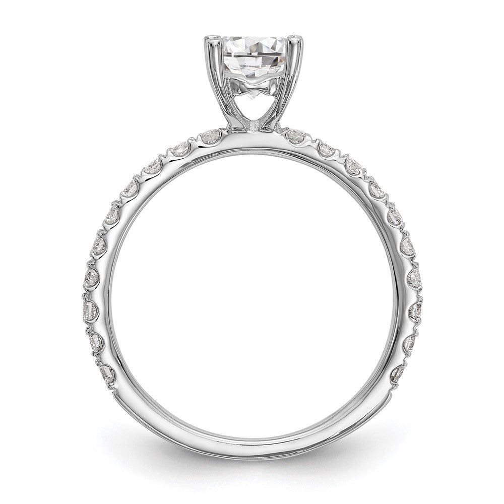 Buy Exclusive 14K White Gold Semi-Mount Engagement Ring for 1 Carat Stone