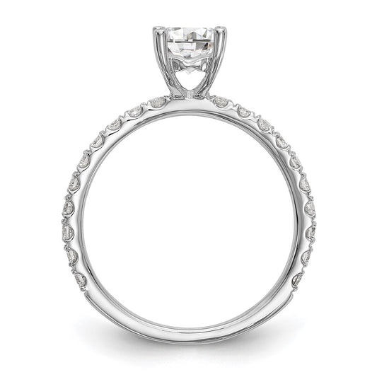 Buy Exclusive 14K White Gold Semi-Mount Engagement Ring for 1 Carat Stone