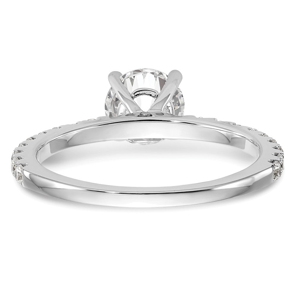 Buy Exclusive 14K White Gold Semi-Mount Engagement Ring for 1 Carat Stone