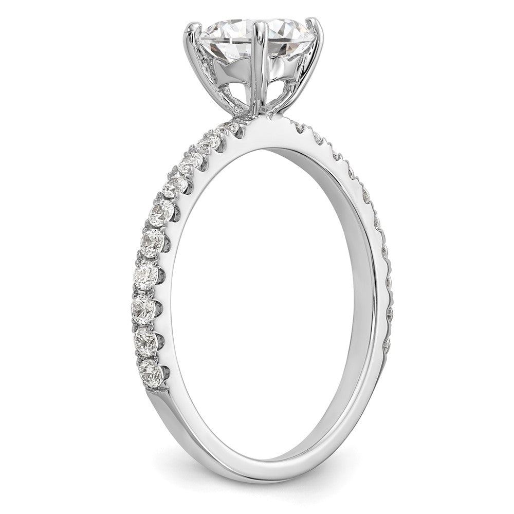 Buy Exclusive 14K White Gold Semi-Mount Engagement Ring for 1 Carat Stone