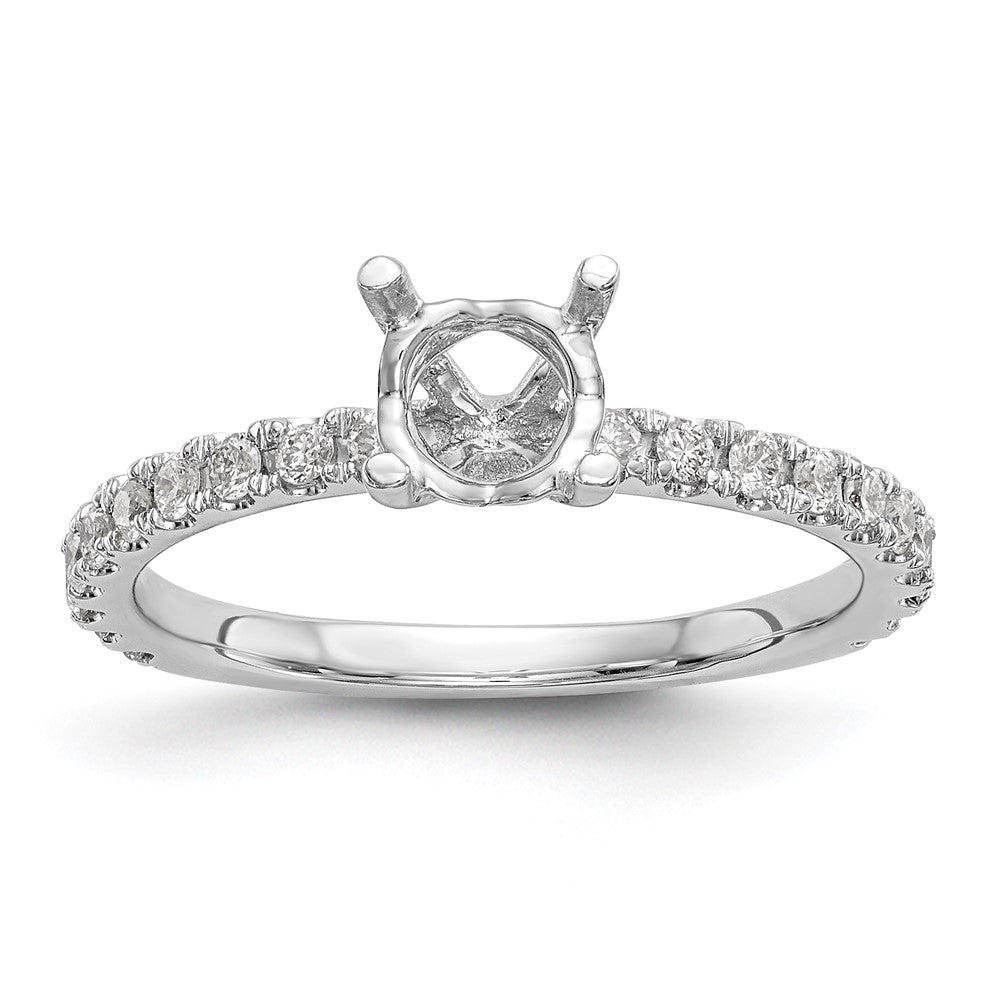 Buy Exclusive 14K White Gold Semi-Mount Engagement Ring for 1 Carat Stone