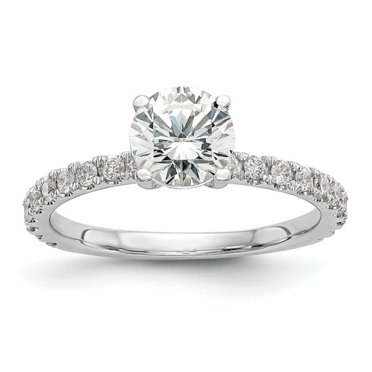 Buy Exclusive 14K White Gold Semi-Mount Engagement Ring for 1 Carat Stone