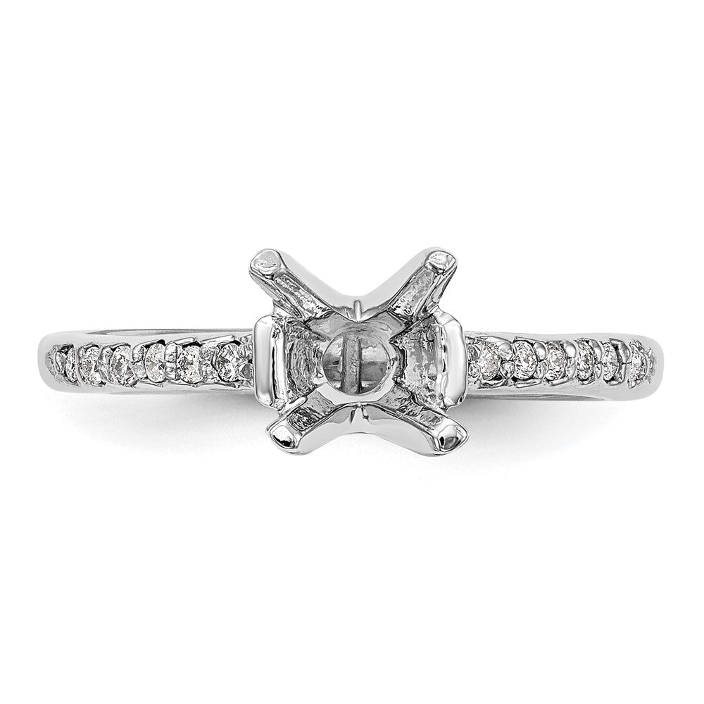 Buy Exclusive 14K White Gold Semi-Mount Engagement Ring for 1 Carat Stone