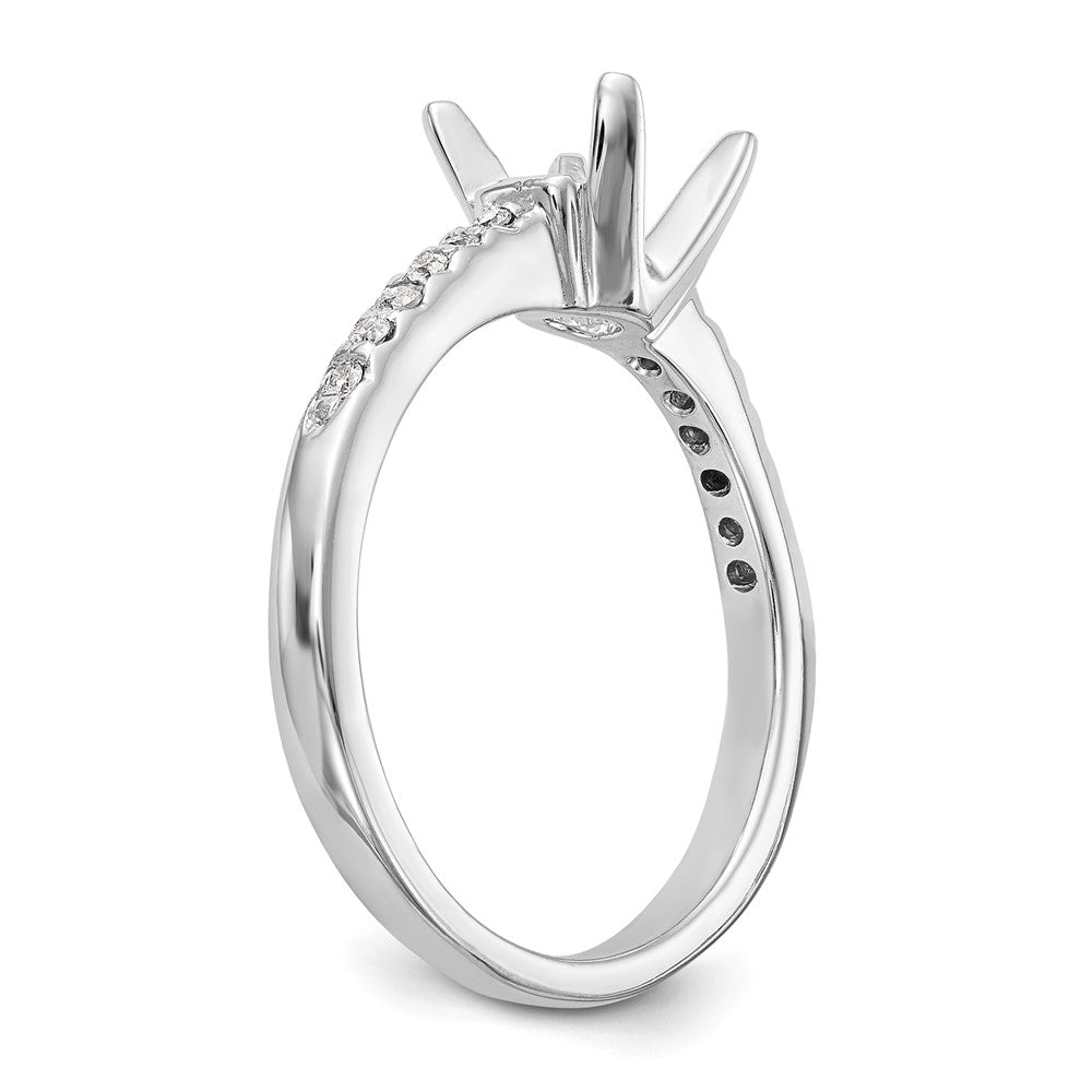 Buy Exclusive 14K White Gold Semi-Mount Engagement Ring for 1 Carat Stone