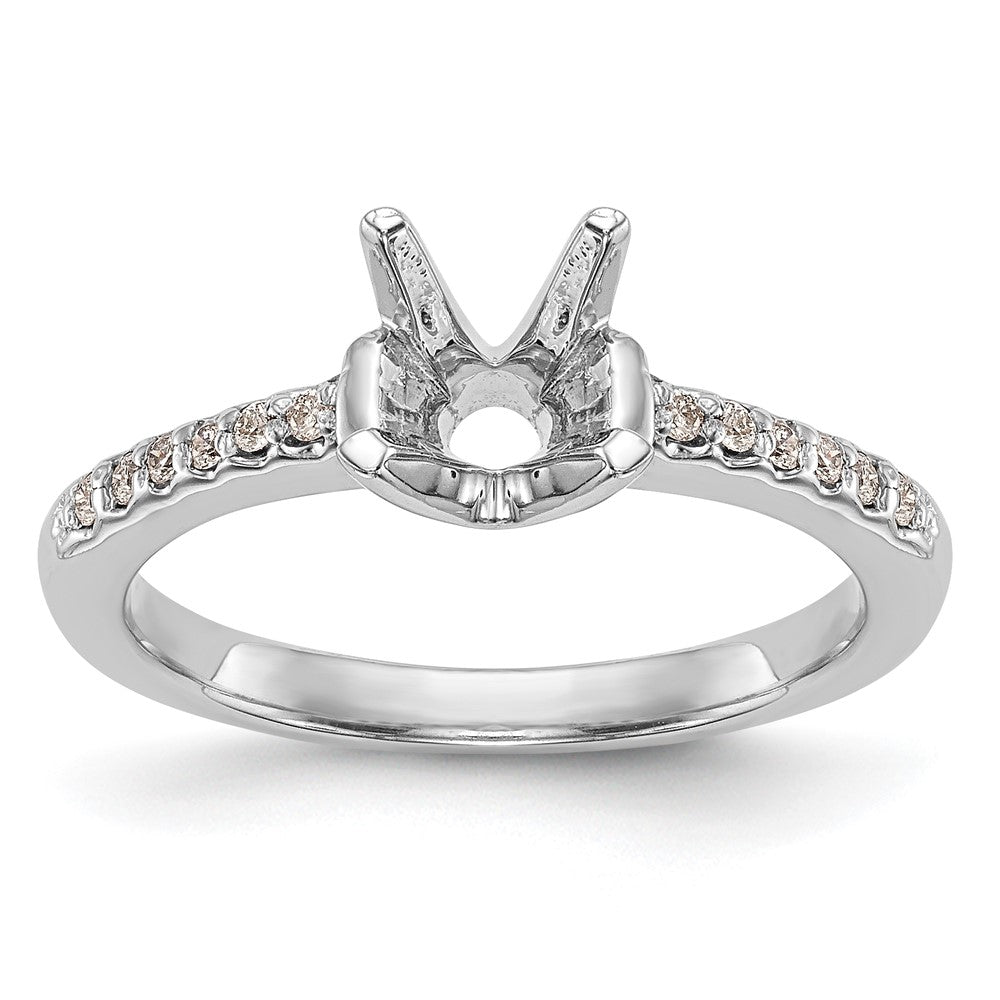 Buy Exclusive 14K White Gold Semi-Mount Engagement Ring for 1 Carat Stone