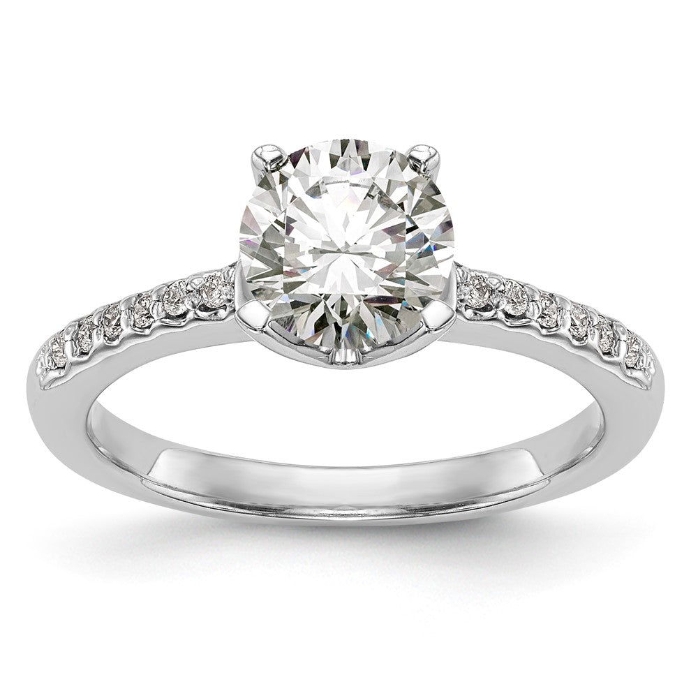 Buy Exclusive 14K White Gold Semi-Mount Engagement Ring for 1 Carat Stone
