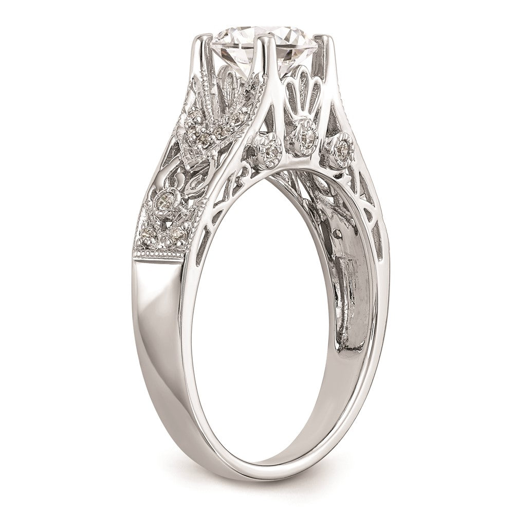 Buy Stylish 14K White Gold Engagement Ring Setting - Affordable Luxury Design