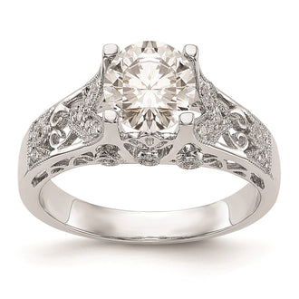 Buy Stylish 14K White Gold Engagement Ring Setting - Affordable Luxury Design