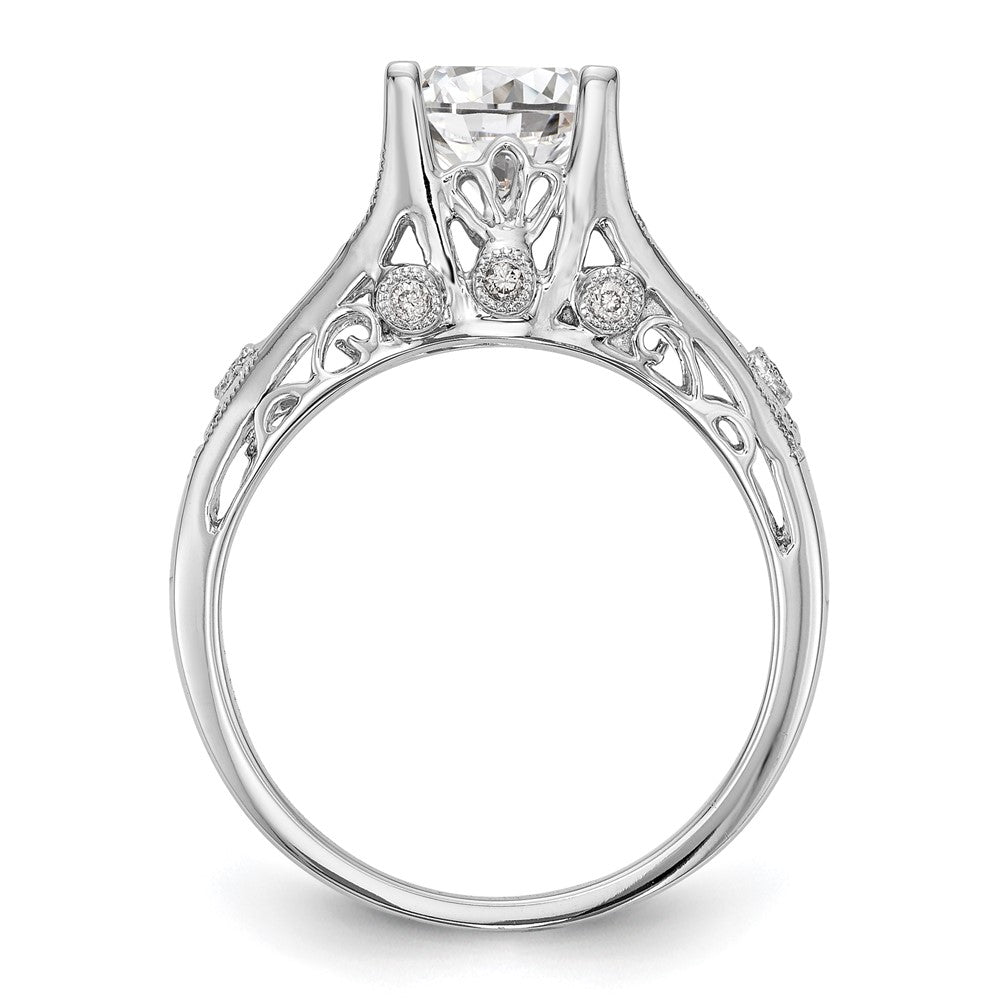 Buy Exclusive 14K White Gold Engagement Ring Semi-Mount for 1 Carat Round