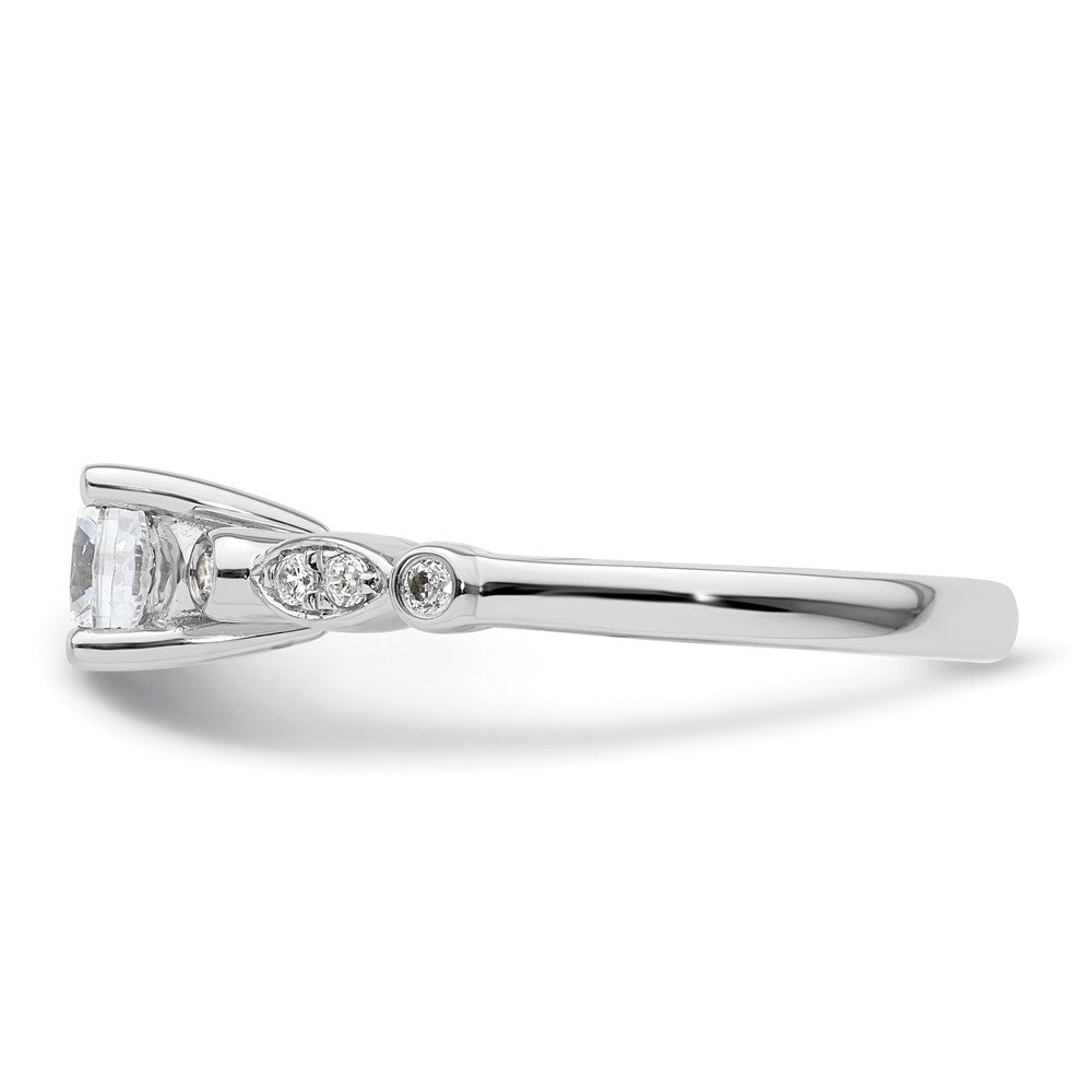 Buy Stylish 14K White Gold Semi-Mount Engagement Ring for 3/4 Carat Center