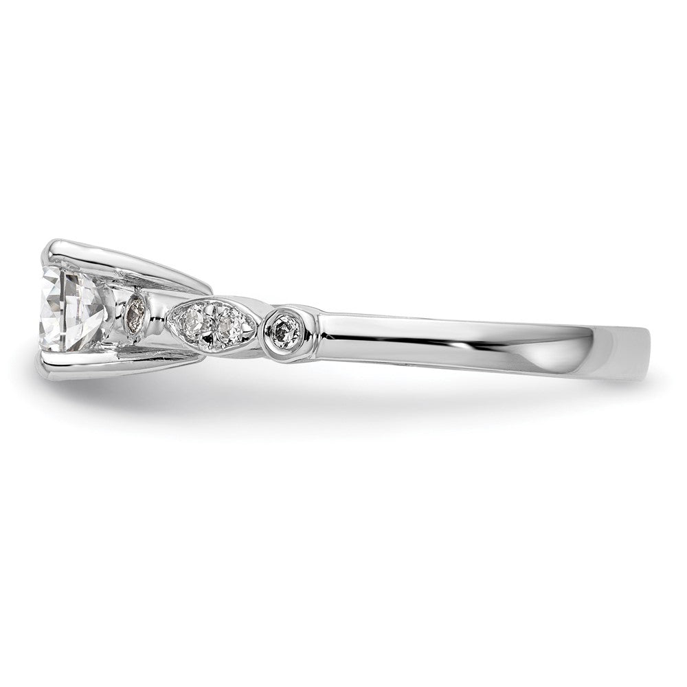 Buy Exclusive 14K White Gold Semi-Mount Engagement Ring for 1 Carat Round