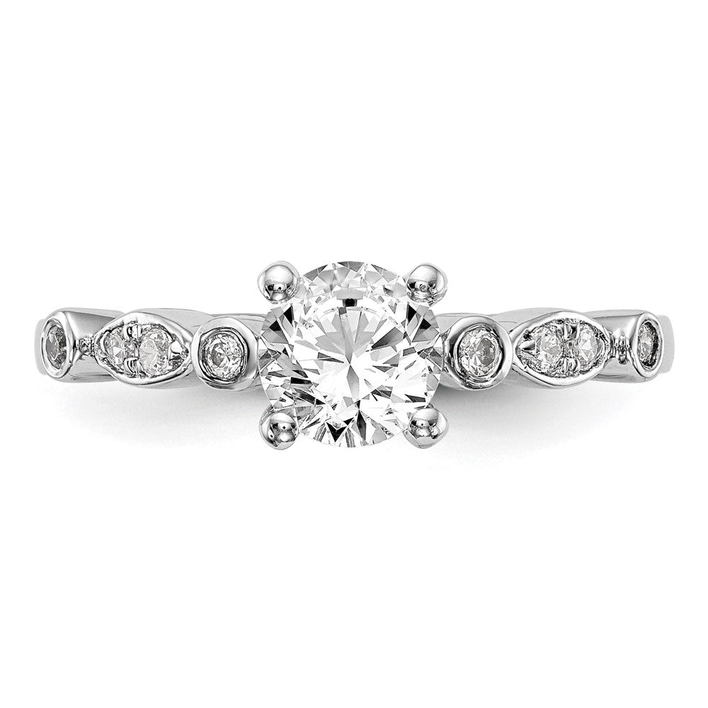 Buy Exclusive 14K White Gold Semi-Mount Engagement Ring for 1 Carat Round