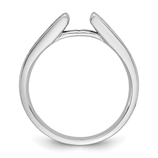 Buy Exclusive 14K White Gold Semi-Mount Engagement Ring with 3/8 Carat Diamonds