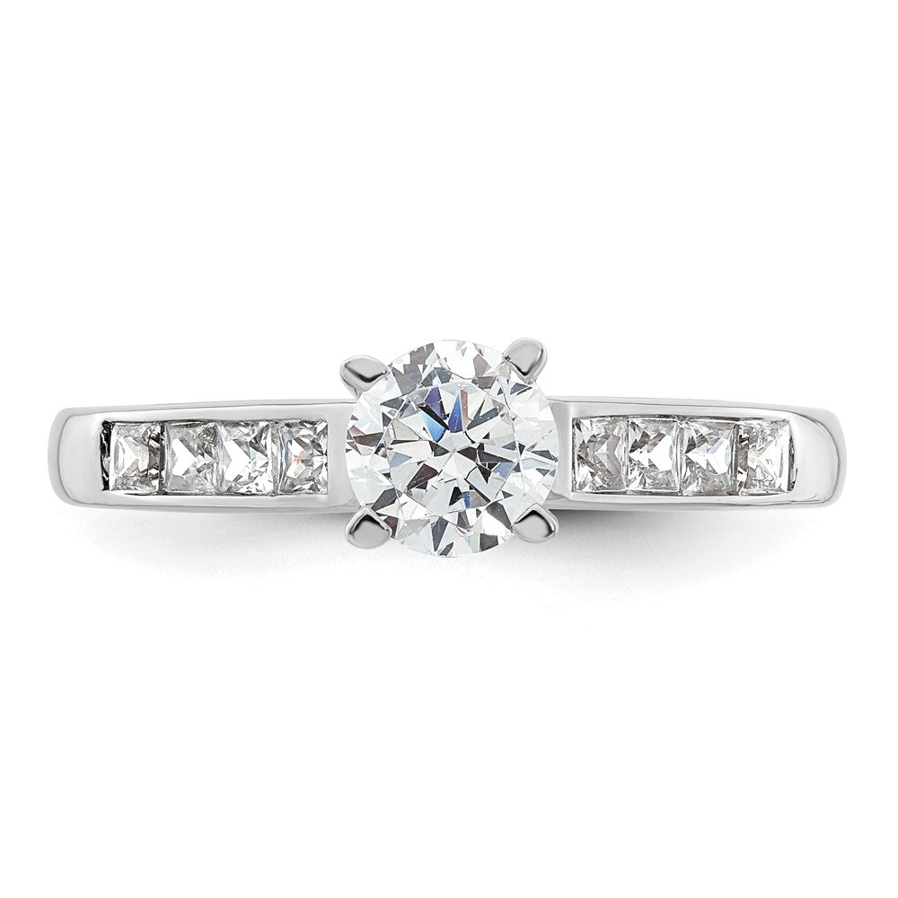 Buy Exclusive 14K White Gold Semi-Mount Engagement Ring with 3/8 Carat Diamonds