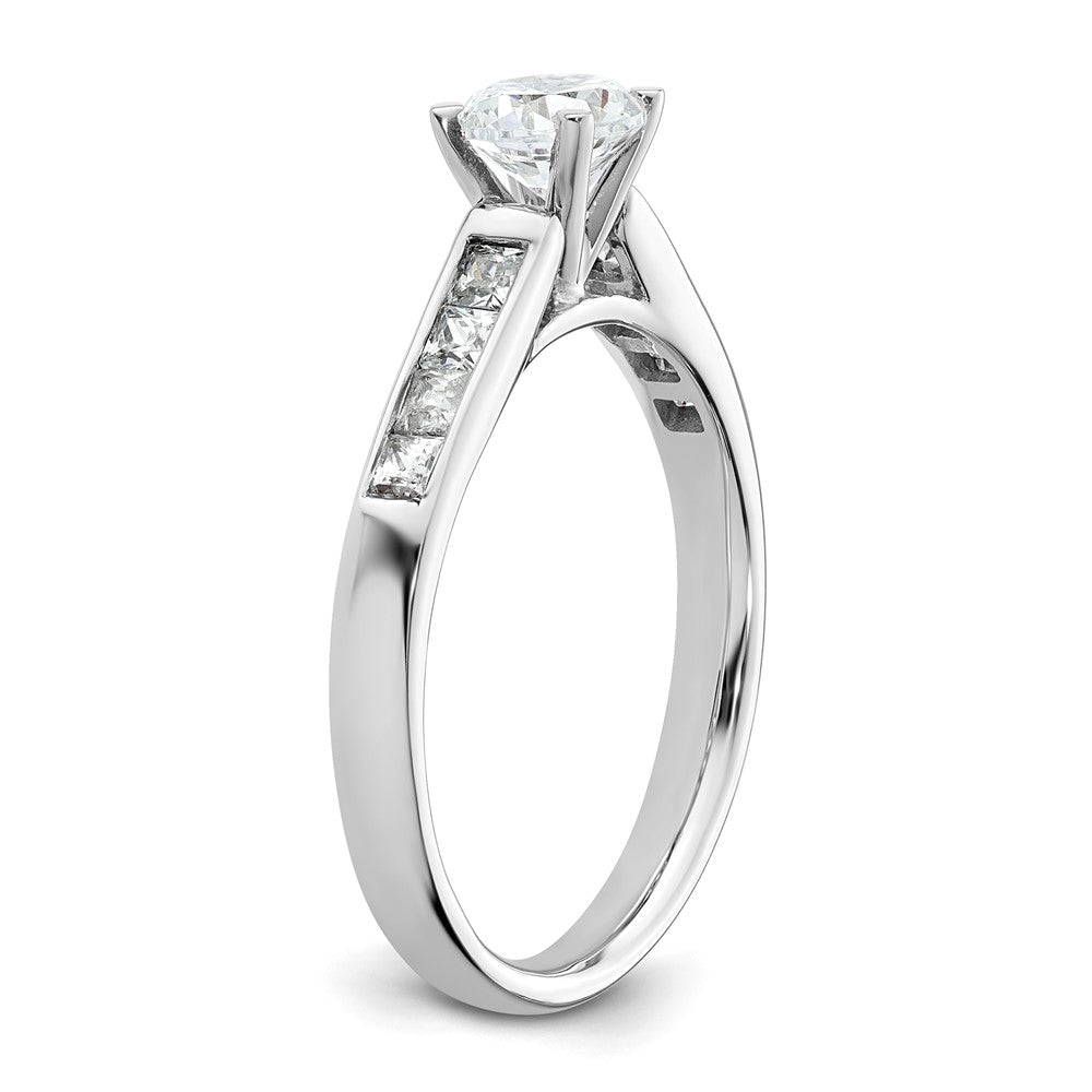 Buy Exclusive 14K White Gold Semi-Mount Engagement Ring with 3/8 Carat Diamonds