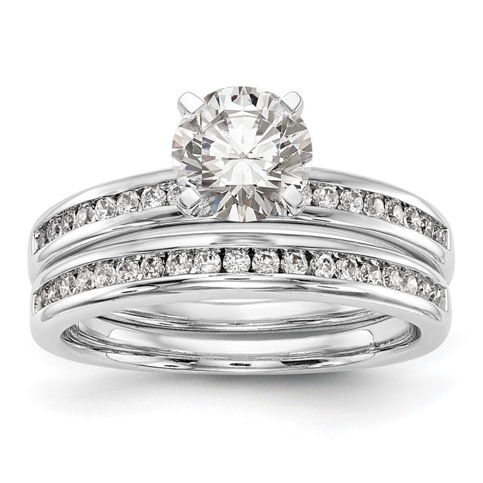 Buy Exclusive 14K White Gold Engagement Ring, 1/5 Carat Diamonds, Stylish Design-7