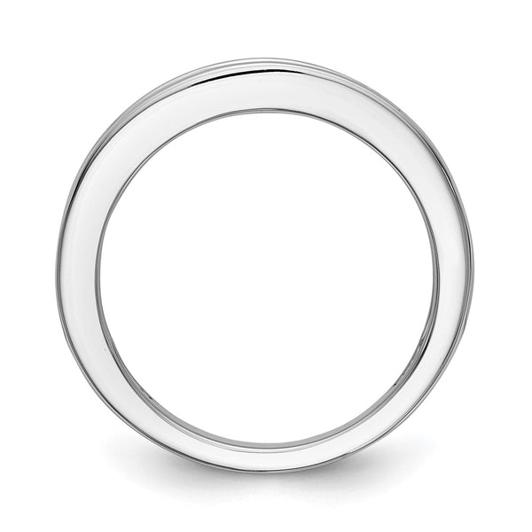 14K White Gold 1/2 Carat Diamond Wedding Band - Style GR1-1035254