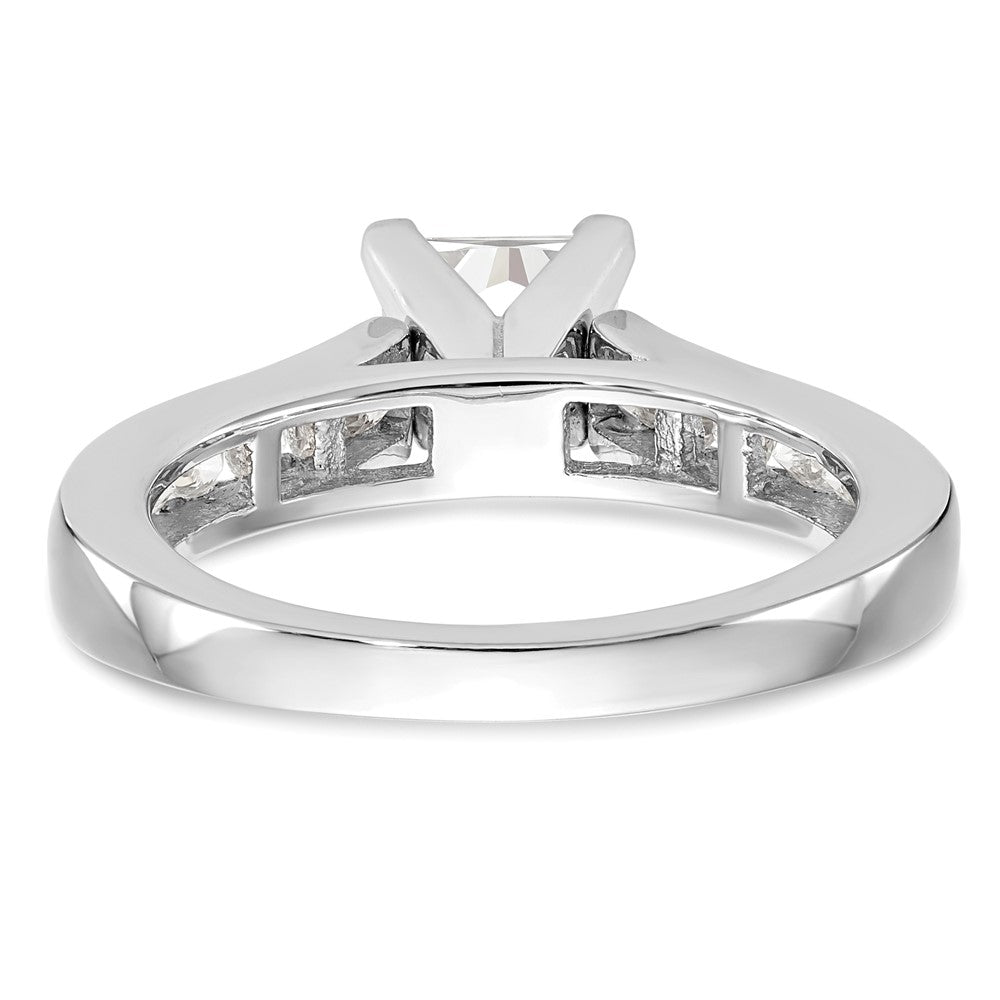 Buy 14K White Gold Semi-Mount Engagement Ring - 1/4 Carat Diamonds, Stylish Design