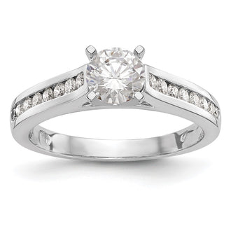 Buy 14K White Gold Semi-Mount Engagement Ring - 1/4 Carat Diamonds, Stylish Design