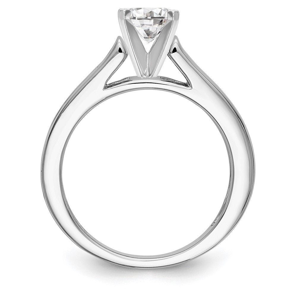 Exclusive 14K White Gold Engagement Ring - 1/3 Carat Diamond, Stylish Design