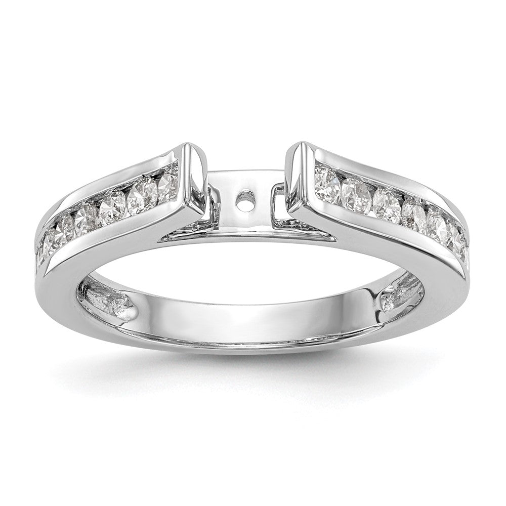 Exclusive 14K White Gold Engagement Ring - 1/3 Carat Diamond, Stylish Design