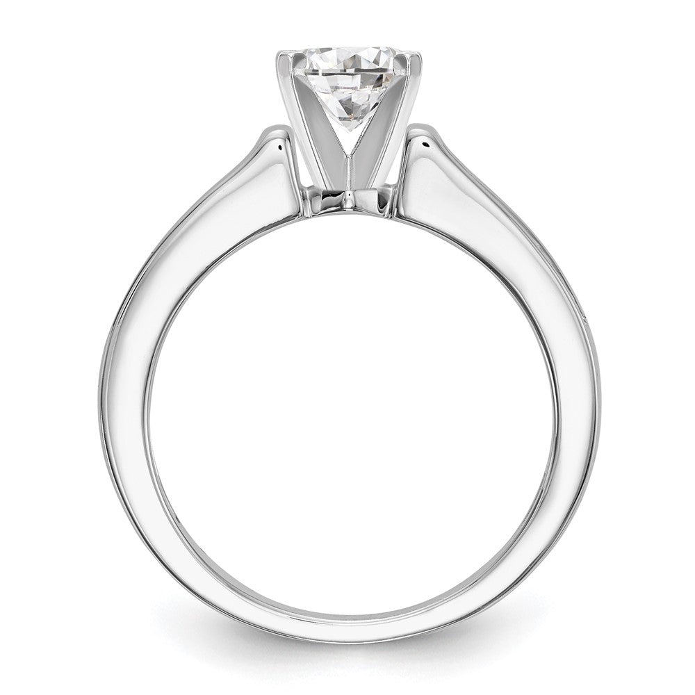 Buy Stylish 14K White Gold Semi-Mount Engagement Ring with 1/4 Carat Diamonds
