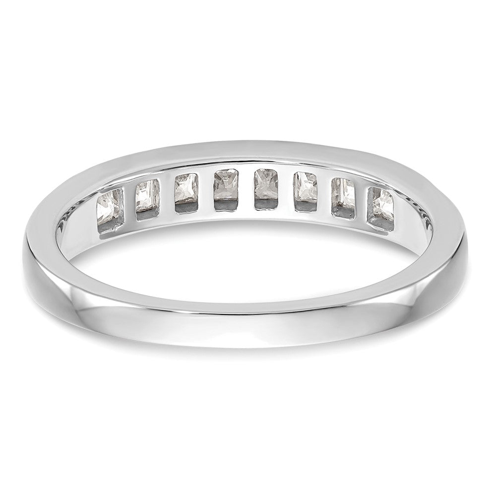 High-Quality 14K White Gold Diamond Eternity Wedding Band | Stylish Value Ring