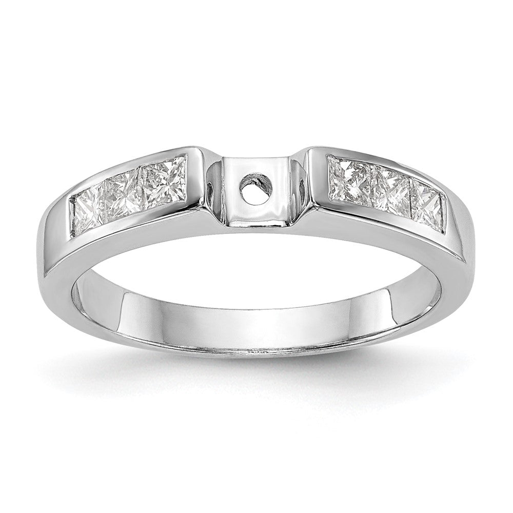 High-Quality 14K White Gold Engagement Ring, 3/8 Carat Diamonds, Stylish Price