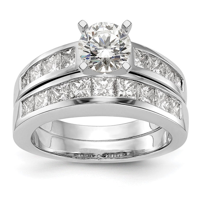 Buy Exclusive 14K White Gold Semi-Mount Engagement Ring with 3/4 Carat Diamonds-7