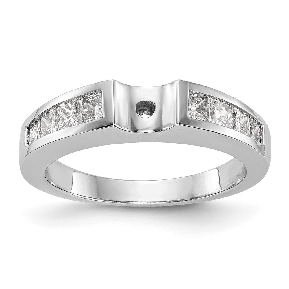 Buy Exclusive 14K White Gold Semi-Mount Engagement Ring with 3/4 Carat Diamonds