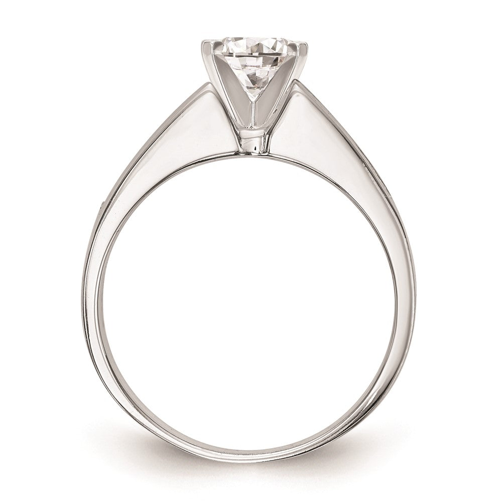 Buy 14K White Gold Channel-Set Princess Cut Engagement Ring Mounting - Affordable Quality