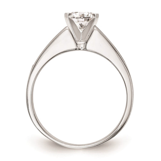 Buy 14K White Gold Channel-Set Princess Cut Engagement Ring Mounting - Affordable Quality