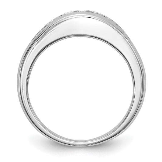 Buy Exclusive 14K White Gold Wedding Band - 3/4 Carat Diamond, Stylish Design
