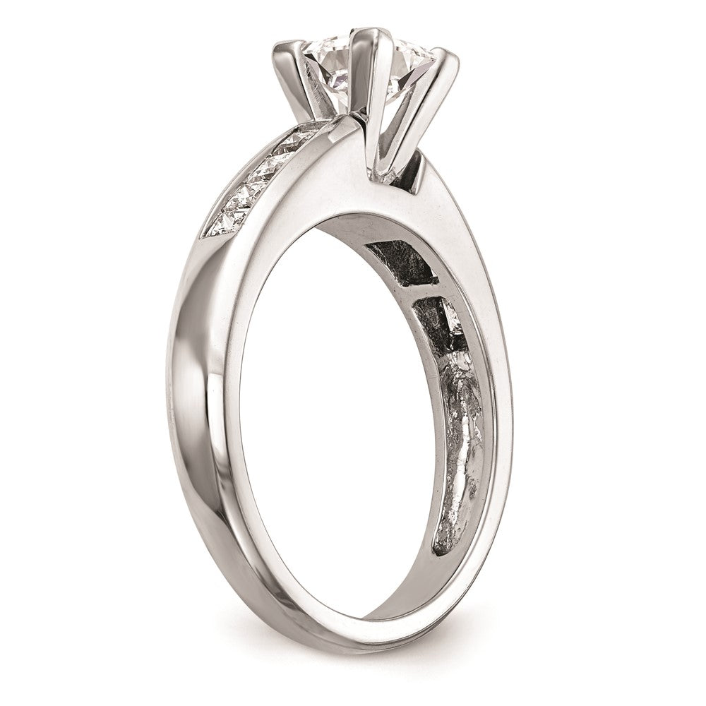 Buy Stylish 14K White Gold Princess Cut Engagement Ring Setting - Exclusive Value